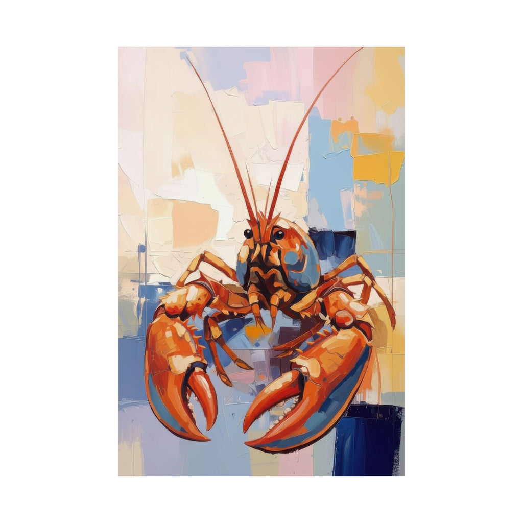 Lobster Wall Art Bundle (Set of 4) – Coastal Maine Kitchen Decor – Printable Download – Red Lobster Beach Prints – 2:3 3:4 4:5 5:7 Ratios