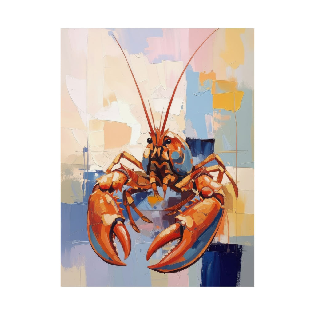 Lobster Wall Art Bundle (Set of 4) – Coastal Maine Kitchen Decor – Printable Download – Red Lobster Beach Prints – 2:3 3:4 4:5 5:7 Ratios