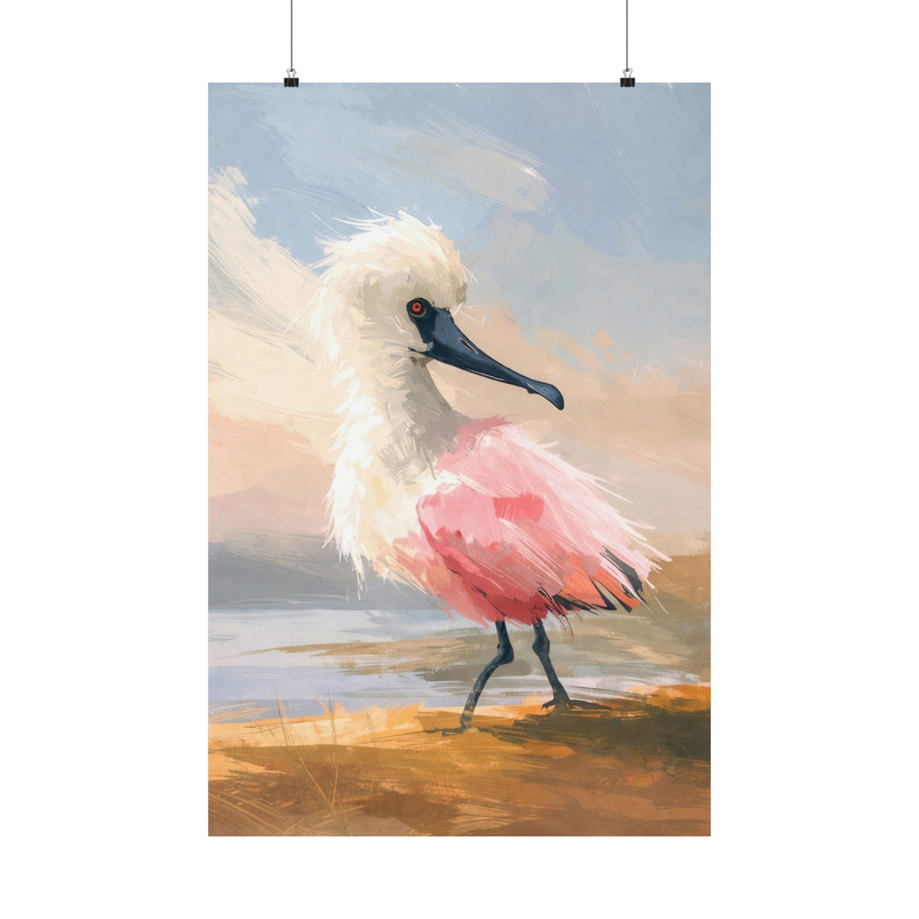 Coastal Wall Art Set of 3 Printable | Pink Seabird Gallery Wall Download | Beach House Living Room Decor | Large Coastal Triptych Digital Art up to 40 Inches