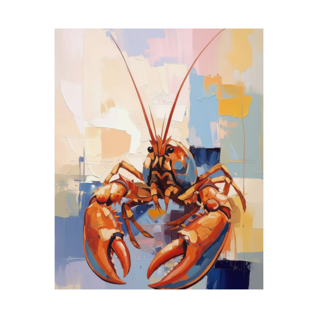 Lobster Wall Art Bundle (Set of 4) – Coastal Maine Kitchen Decor – Printable Download – Red Lobster Beach Prints – 2:3 3:4 4:5 5:7 Ratios