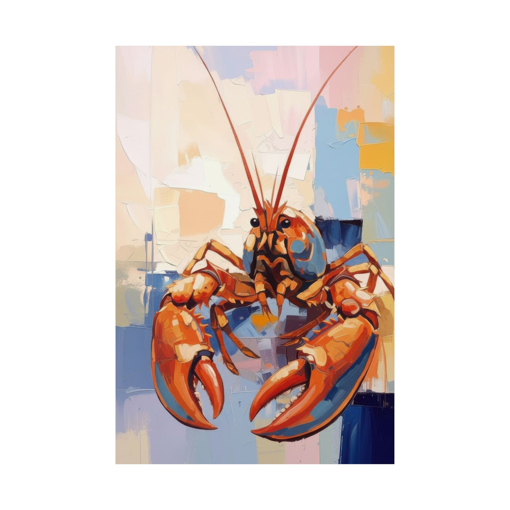 Lobster Wall Art Bundle (Set of 4) – Coastal Maine Kitchen Decor – Printable Download – Red Lobster Beach Prints – 2:3 3:4 4:5 5:7 Ratios
