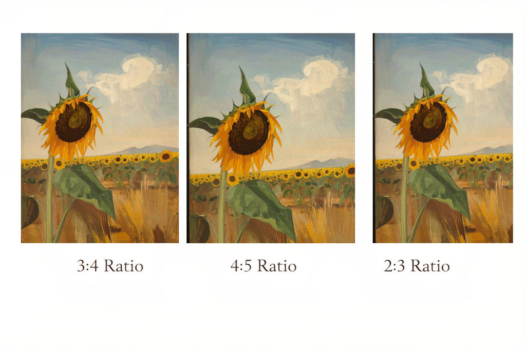 Sunflower Wall Art Digital Download Printable – Sunflower Field Painting Print up to 30x40