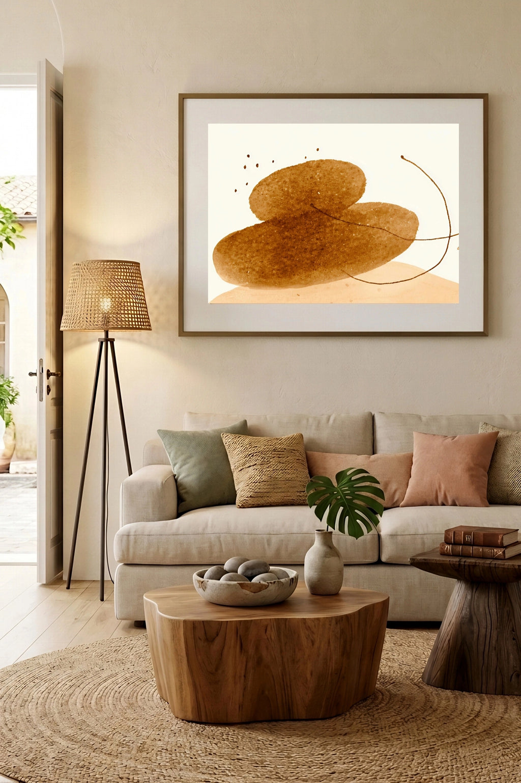 Abstract Neutral Wall Art Print | Digital Download Multi Size