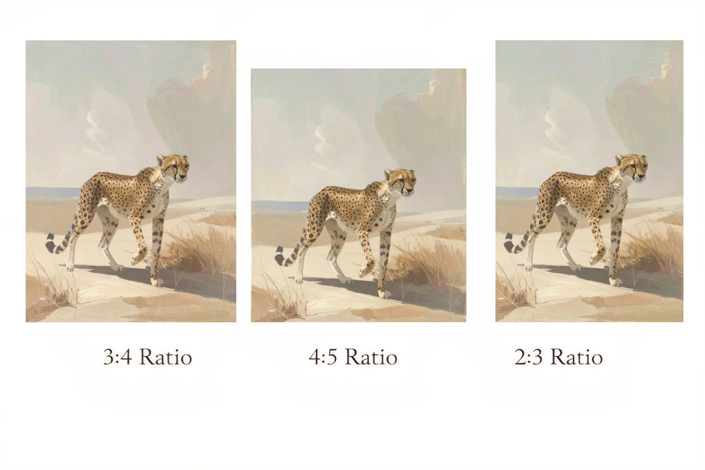 Cheetah Wall Art Printable | Neutral Wildlife Wall Art Digital Download | Large Living Room Statement Wall Art | Printable Wall Art Digital Download – Multiple Sizes Up to 60 Inches, High Resolution Instant Download