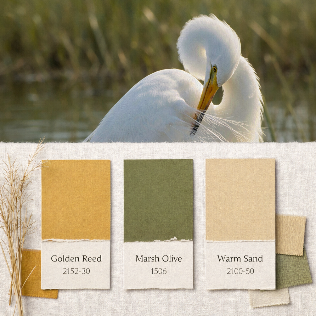 White Egret Wall Art Digital Download – Coastal Marsh Bird Printable Art – Neutral Coastal Decor – Instant Download