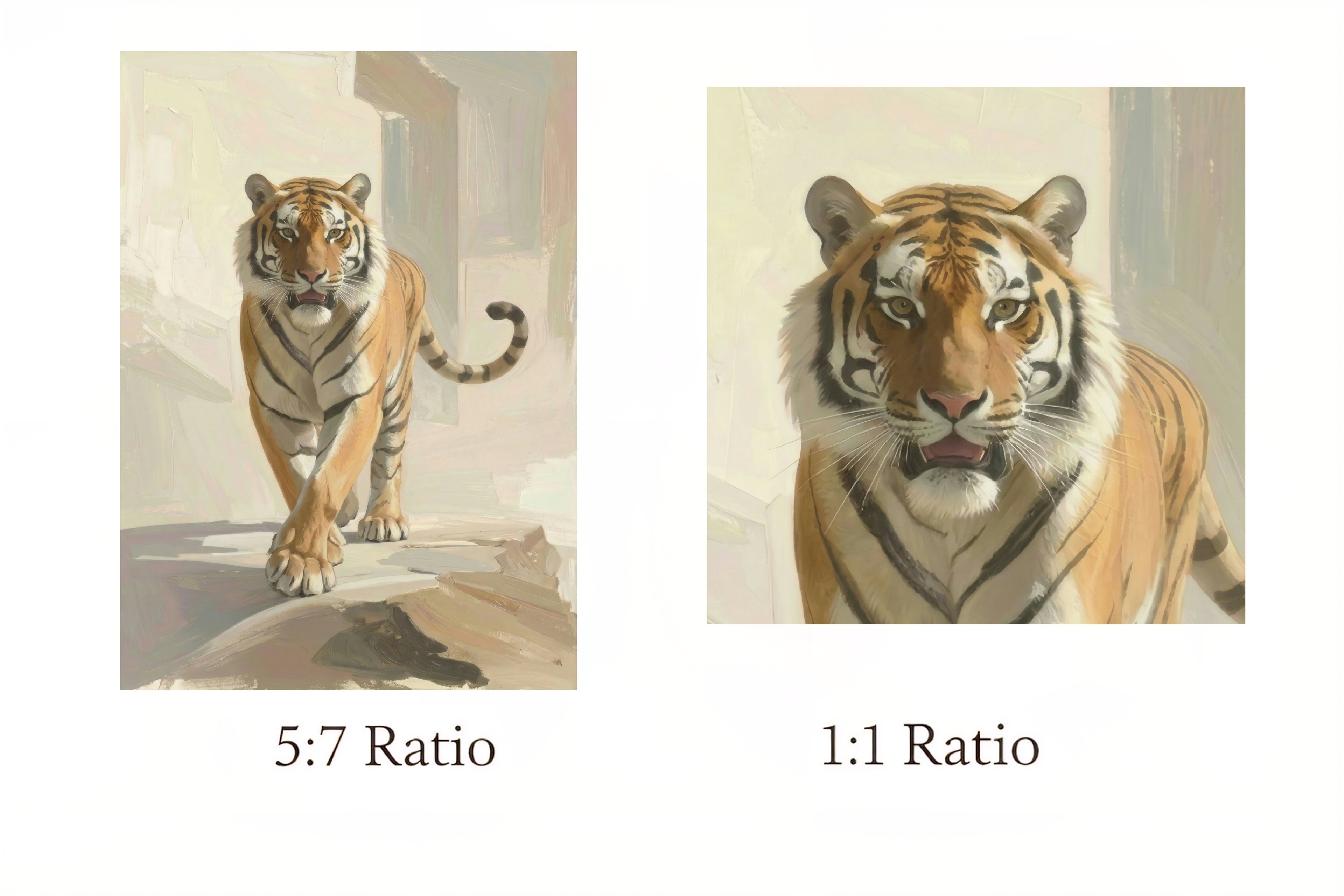 Large Tiger Wall Art for Living Room | Oversized Wildlife Printable Wall Art | Statement Animal Decor | Digital Download Prints Up to 60 Inches