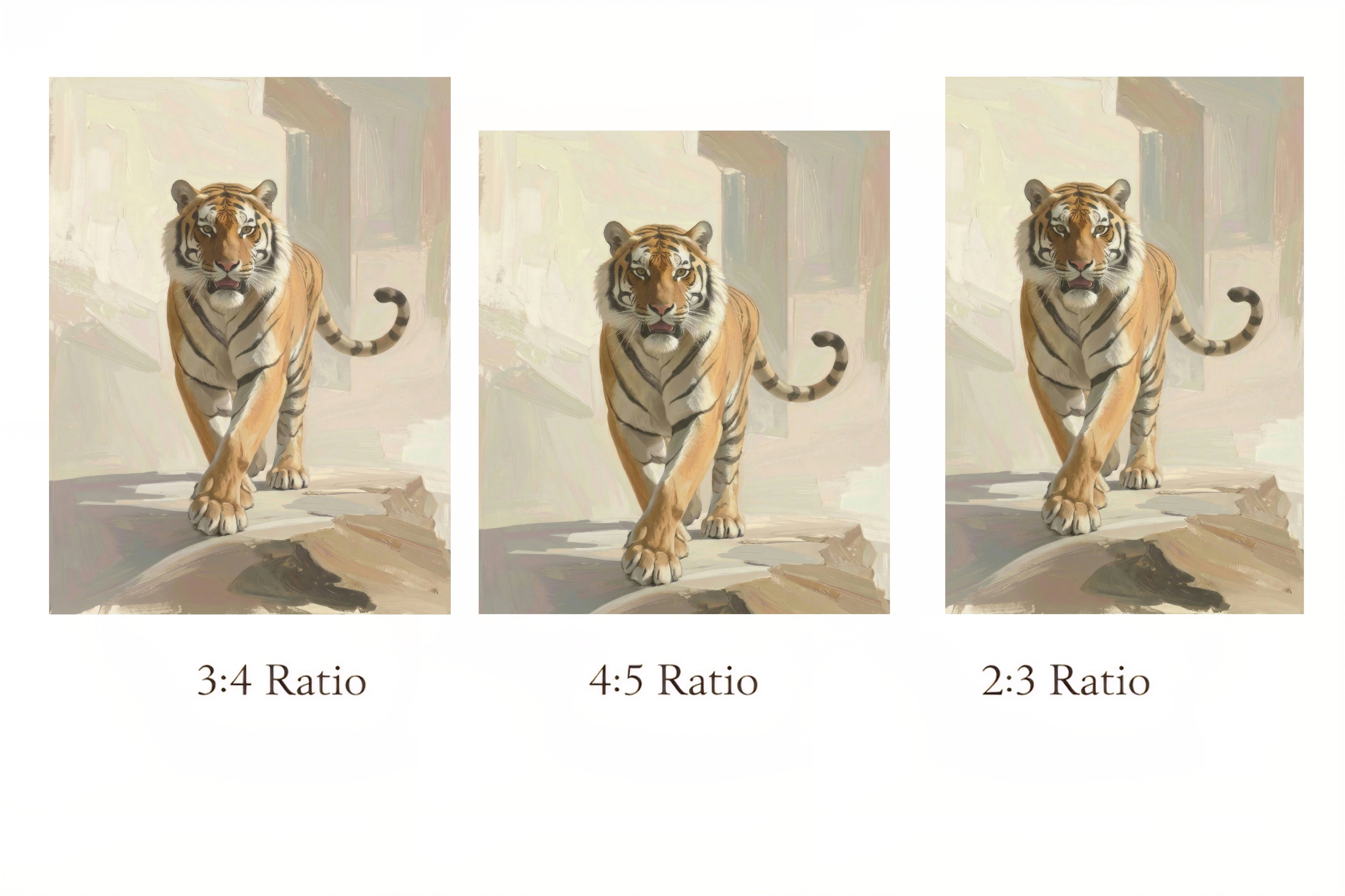 Large Tiger Wall Art for Living Room | Oversized Wildlife Printable Wall Art | Statement Animal Decor | Digital Download Prints Up to 60 Inches