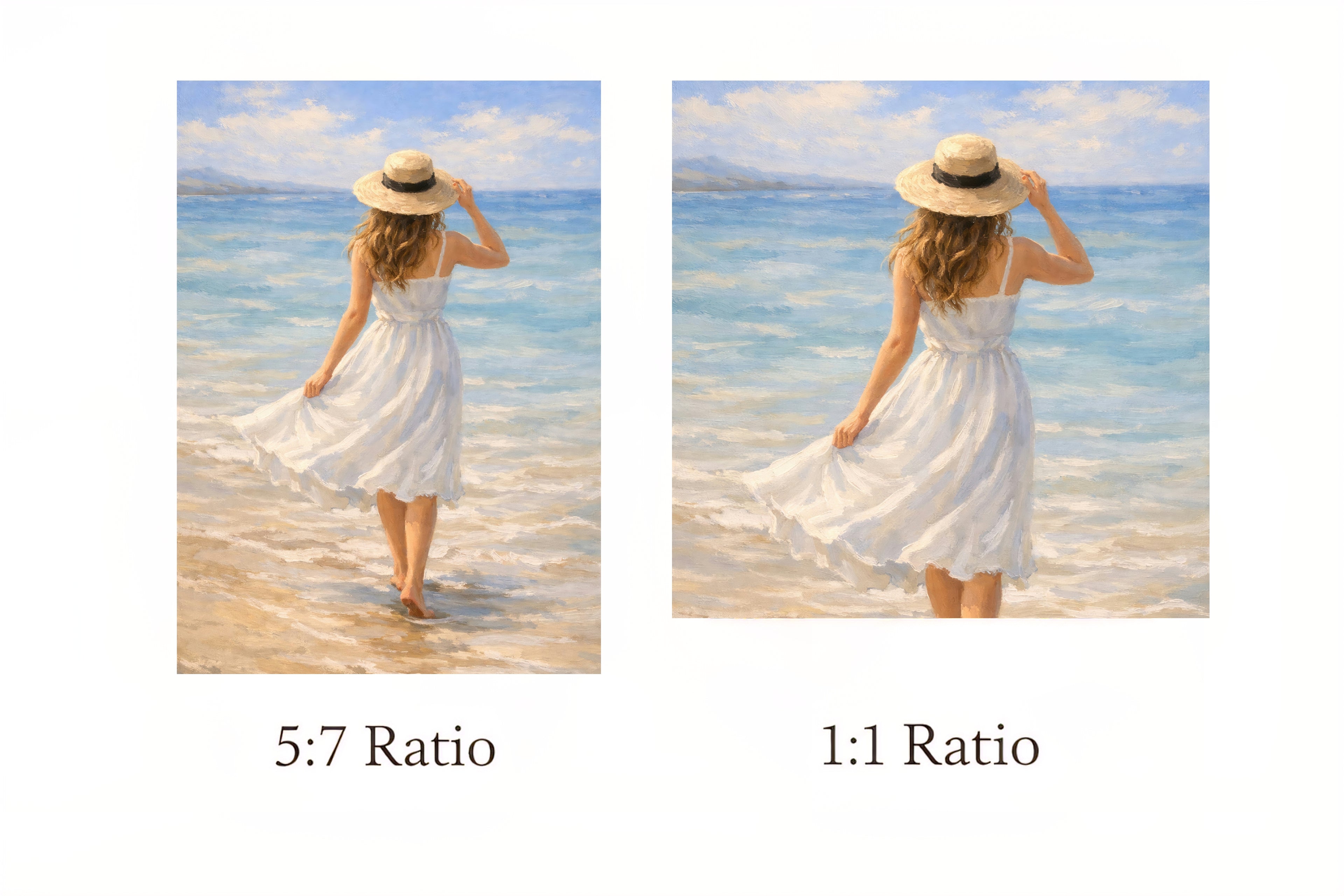 Ratio chart for digital art 